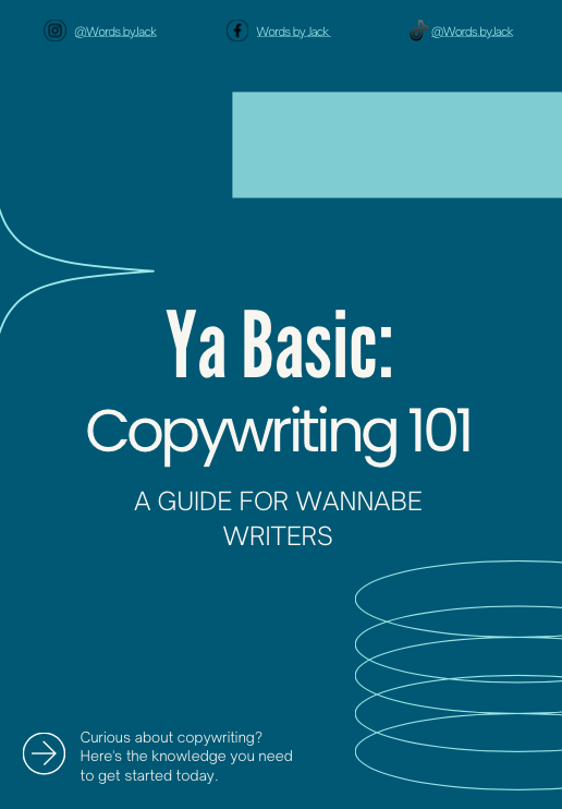 Ya Basic: Copywriting 101 Course | Words by Jack
